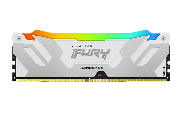 32Go 6400MT/s DDR5 CL32 DIMM FURY Renegade RGB Blanc XMP - Kingston - Mémoire - visuel 2