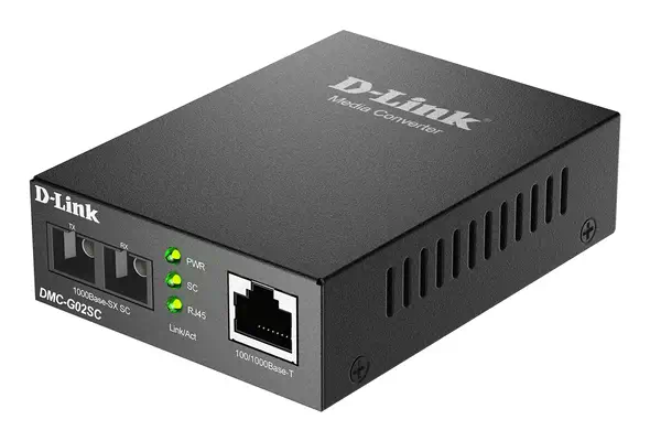 D-Link DMC-G02SC/B convertisseur de support réseau 1000 Mbit/s Multimode - Accessoire Réseau - visuel 2
