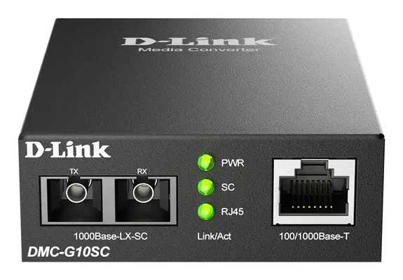 D-Link DMC-G10SC/E convertisseur de support réseau 1000 Mbit/s Monomode - Accessoire Réseau - visuel 1