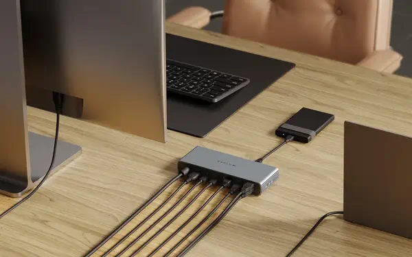 Targus HDTB4D-EU station d'accueil Thunderbolt 4 Gris - Station d'accueil pour portable - visuel 5