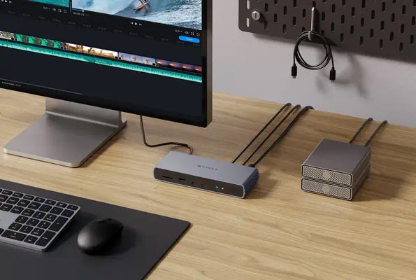 Targus HDTB4D-EU station d'accueil Thunderbolt 4 Gris - Station d'accueil pour portable - visuel 8