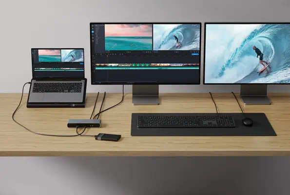 Targus HDTB4D-EU station d'accueil Thunderbolt 4 Gris - Station d'accueil pour portable - visuel 7