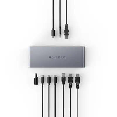 Targus HDTB4D-EU station d'accueil Thunderbolt 4 Gris - Station d'accueil pour portable - visuel 3