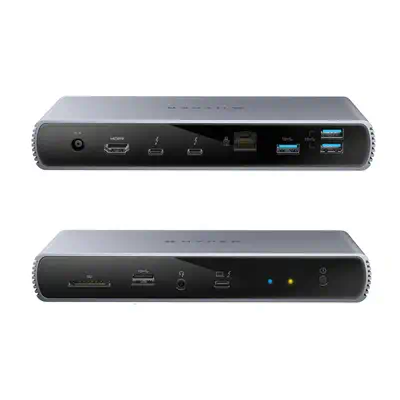 Targus HDTB4D-EU station d'accueil Thunderbolt 4 Gris - Station d'accueil pour portable - visuel 4