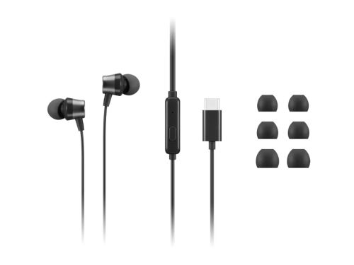 Revendeur officiel Casque Micro LENOVO USB-C Wired In-Ear Headphones with inline control