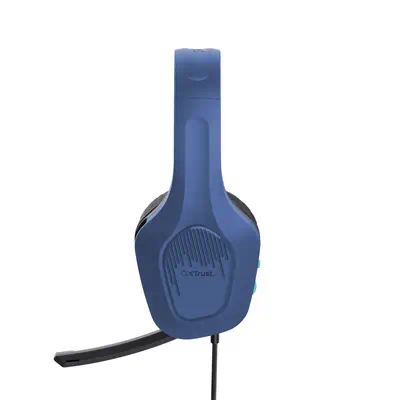 Trust GXT 415B Zirox Casque Avec fil Arceau Jouer Bleu - Casque Micro - visuel 6