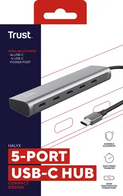 Trust Halyx USB 3.2 Gen 1 (3.1 Gen 1) Type-C Argent - Câble USB - visuel 8
