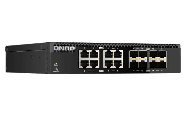 Achat QNAP QSW-3216R-8S8T Unmanaged Switch 16 port of sur hello RSE - visuel 3