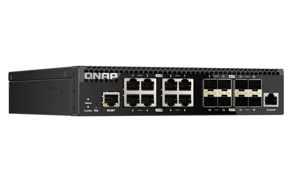 Achat QNAP QSW-M3216R-8S8T Managed Switch 16 port of 10GbE sur hello RSE - visuel 3