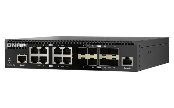 Vente QNAP QSW-M3216R-8S8T Managed Switch 16 port of 10GbE QNAP au meilleur prix - visuel 4