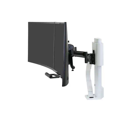 Ergotron TRACE 45-631-216 support d'écran plat pour bureau 68,6 cm (27") Blanc - Support Fixe & Mobile - visuel 2