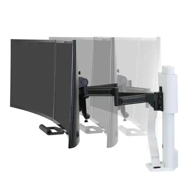 Ergotron TRACE 45-631-216 support d'écran plat pour bureau 68,6 cm (27") Blanc - Support Fixe & Mobile - visuel 3