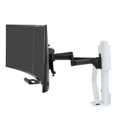 Ergotron TRACE 45-631-216 support d'écran plat pour bureau 68,6 cm (27") Blanc - Support Fixe & Mobile - visuel 1
