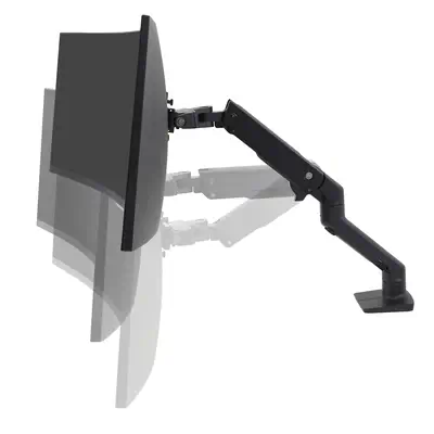 Ergotron HX Series 45-647-224 support d'écran plat pour bureau 124,5 cm (49") Noir - Support Fixe & Mobile - visuel 3
