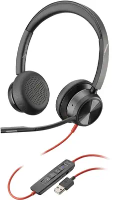 Micro-casque Poly Blackwire 8225 USB-A certifié Microsoft Teams Poly - visuel 1 - hello RSE - Options de connectivité