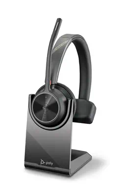 Micro-casque Poly Voyager 4310 certifié Microsoft Teams + dongle BT700 + base de chargement - HP - Casque Micro - visuel 1