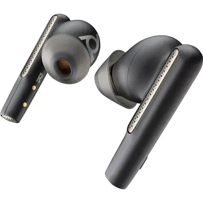 Écouteurs noir charbon Poly Voyager Free 60 UC Poly - visuel 1 - hello RSE - Réduction du bruit avancée