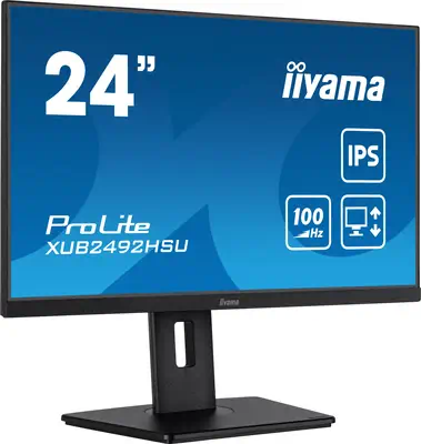 iiyama XUB2492HSU-B6 écran plat de PC 60,5 cm (23.8") 1920 x 1080 pixels Full HD LED Noir - Ecran Ordinateur - visuel 2