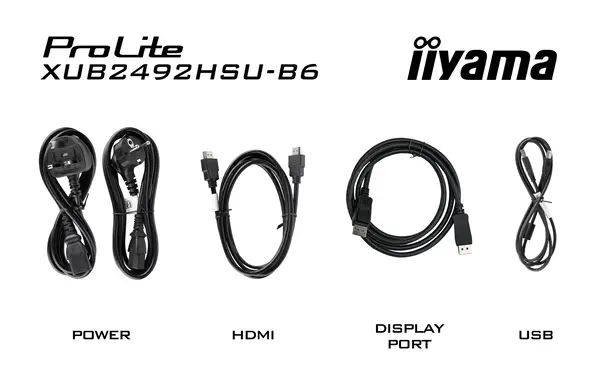 iiyama XUB2492HSU-B6 écran plat de PC 60,5 cm (23.8") 1920 x 1080 pixels Full HD LED Noir - Ecran Ordinateur - visuel 9