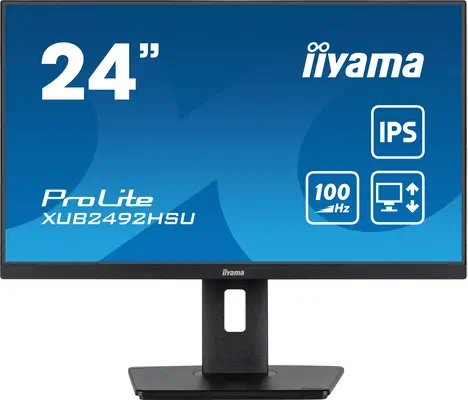 iiyama XUB2492HSU-B6 écran plat de PC 60,5 cm (23.8") 1920 x 1080 pixels Full HD LED Noir - Ecran Ordinateur - visuel 1