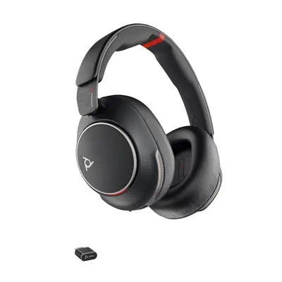 Micro-casque Poly Voyager Surround 85 UC USB-C + adaptateur USB-C/A + base de chargement - HP - Casque Micro - visuel 3