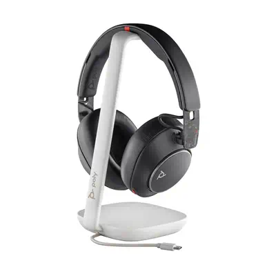 Micro-casque Poly Voyager Surround 85 UC USB-C + adaptateur USB-C/A + base de chargement - HP - Casque Micro - visuel 2