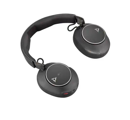 Micro-casque Poly Voyager Surround 85 UC USB-C certifié Microsoft Teams + adaptateur USB-C/A +base d - HP - Casque Micro - visuel 8