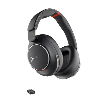 Micro-casque Poly Voyager Surround 85 UC USB-C certifié Poly - visuel 1 - hello RSE - Libérez votre espace et restez toujours opérationnel