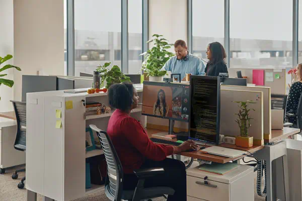 Micro-casque Poly Blackwire 3310 certifié Microsoft Teams avec adaptateur USB-C/A TAA - Casque Micro - visuel 6