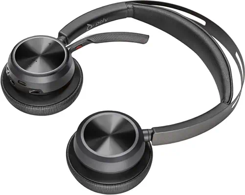 Micro-casque Poly Voyager Focus 2 USB-A Poly - visuel 1 - hello RSE - Utilis. aisée