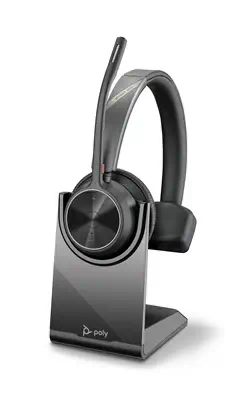 Micro-casque monaural Poly Voyager 4310 UC + adaptateur USB-A BT700 + base de chargement - HP - Casque Micro - visuel 1