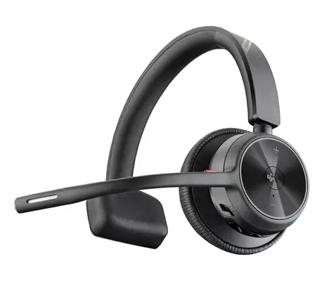 Micro-casque Poly Voyager 4310 certifié Microsoft Teams USB-C Poly - visuel 1 - hello RSE - Indicateur lumineux pour appel en cours