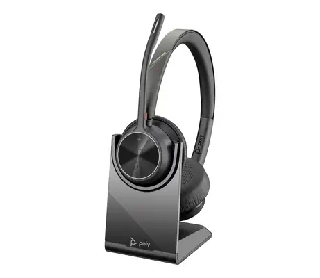 Micro-casque stéréo USB-A Poly Voyager 4320 UC + adaptateur USB-A BT700 + base de chargement - Casque Micro - visuel 8