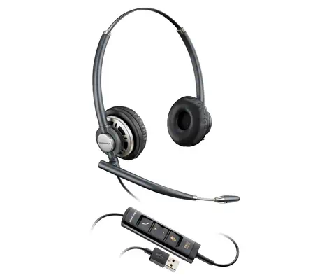Micro-casque Poly EncorePro 725 USB-A stéréo TAA - HP - Casque Micro - visuel 1