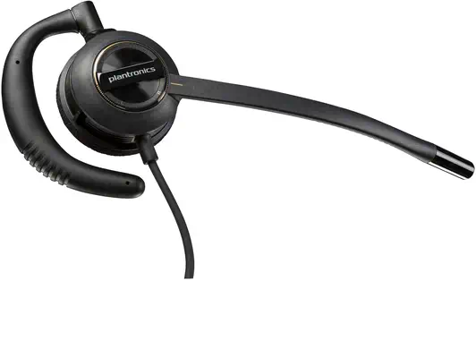Micro-casque Poly EncorePro 530 + fonction Quick Disconnect Poly - visuel 1 - hello RSE - Boutons intégrés de mise en attente et de prise d'appel
