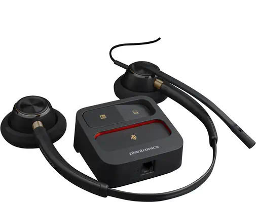 Micro-casque binaural Poly EncorePro 520 + fonction Quick Poly - visuel 1 - hello RSE - Plus grande compatibilité