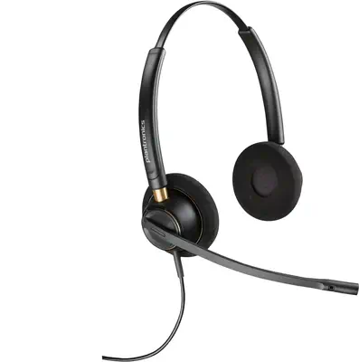Micro-casque binaural Poly EncorePro 520 + fonction Quick Poly - visuel 1 - hello RSE - Micro antibruit