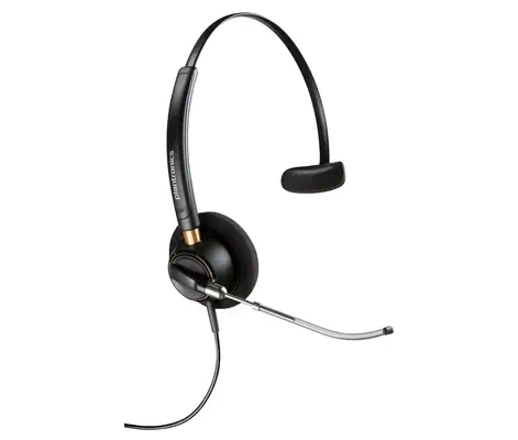 Micro-casque monaural Poly EncorePro 510V VoiceTube + fonction Poly - visuel 1 - hello RSE - Microphone à tube vocal