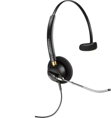 Micro-casque monaural Poly EncorePro 510V VoiceTube + fonction Poly - visuel 1 - hello RSE - Microphone à tube vocal