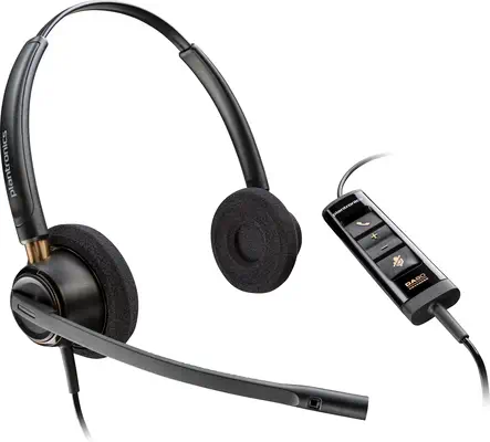 Micro-casque Poly EncorePro 525 Certifié pour Microsoft Teams Poly - visuel 1 - hello RSE - Flexibilité de la connexion