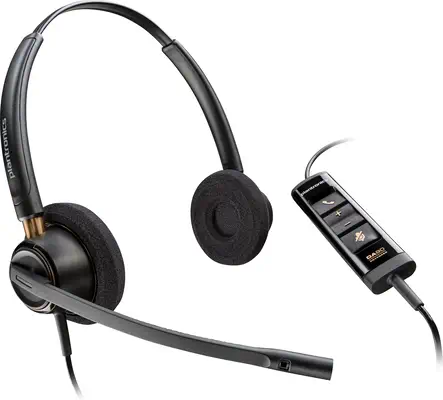Micro-casque stéréo Poly EncorePro 525 USB-A Poly - visuel 1 - hello RSE - Gestion simplifiée avec Poly Lens