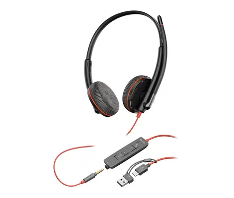HP Poly Blackwire C3225 haut - Casque Micro - visuel 5
