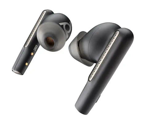 Écouteurs noir charbon Poly Voyager Free 60+ UC Poly - visuel 1 - hello RSE - Connectivité simplifiée aux appareils Bluetooth