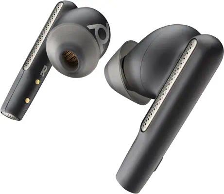 Écouteurs noir charbon Poly Voyager Free 60 UC Poly - visuel 1 - hello RSE - Un son d'une clarté exceptionnelle