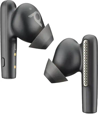 Écouteurs noir charbon Poly Voyager Free 60 UC Poly - visuel 1 - hello RSE - Gestion simplifiée avec Poly Lens