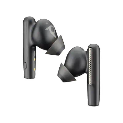 Écouteurs noir charbon Poly Voyager Free 60 UC M + adaptateur USB-A BT700 + étui de charge de base - Casque Micro - visuel 6