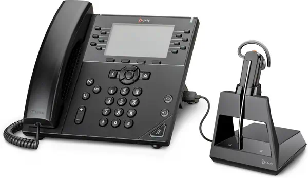 Micro-casque Poly Voyager 4245-M Office + câble USB-A Poly - visuel 1 - hello RSE - Ne perdez jamais cette connexion primordiale avec vos clients