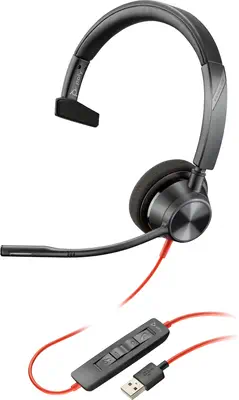 Micro-casque Poly Blackwire 5220 stéréo USB-A Poly - visuel 1 - hello RSE - Confort et durabilité