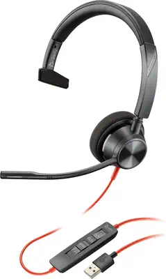 Micro-casque Poly Blackwire 5220 stéréo USB-A Poly - visuel 1 - hello RSE - Style de port