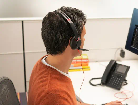Micro-casque Poly Blackwire 5220 stéréo USB-A Poly - visuel 1 - hello RSE - Confort et durabilité